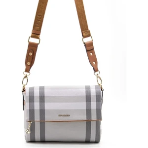 Silver Polo Silver & Polo A.Gri - A.Taba SP963 Kadın Çapraz Çanta