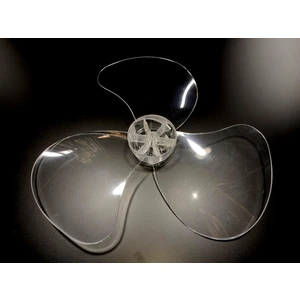 Ufo Atsfı 03 Modele Uyumlu Vantilatör Pervanesi  3 Kanat 36CM Sert 16INÇ Şeffaf