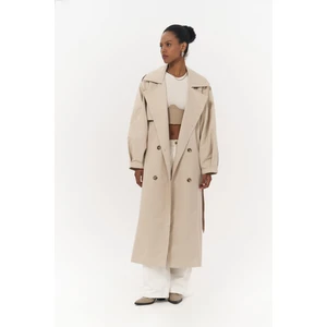 Mai Collection Aubree Bej Oversize Trençkot