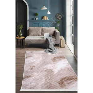 Diji Dekor Halı Devetüyü  Karo Yıkanabilir Saçaklı Kesme Ince Yolluk Kilim Salon Halısı Modeli