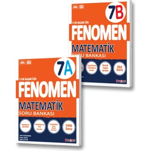 Fenomen Yayınları 7. Sınıf A Serisi Matematik Soru Bankası - B Serisi Matematik Soru Bankası
