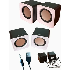 Pc Bilgisayar USB Mini Speaker 1+1 Hoparlör Ses Sistemi