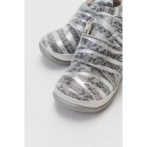 Kız Çocuk Gümüş Hakiki Deri Günlük Çocuk Ayakkabı