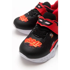 mnpc Erkek Çocuk Siyah Ortopedik Destekli Spor Ayakkabı