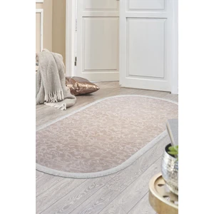 Halı Vizon Elit Yıkanabilir Saçaklı Oval Kesme Ince Yolluk Kilim Salon Halısı Modelleri