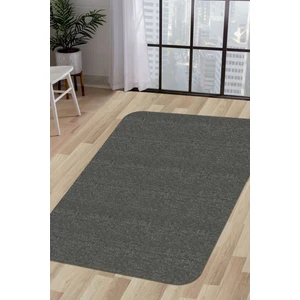 Halı Antrasit  K1290 Yıkanabilir  Kesme Ince Yolluk Kilim Salon Halısı Modelleri