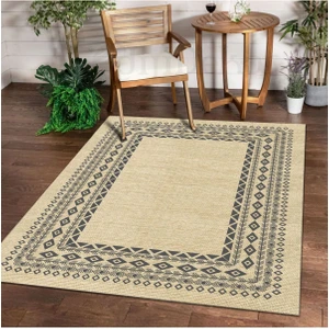 Halı Krem Iskandinav Yıkanabilir Saçaksız Kesme Ince Yolluk Kilim Salon Halısı Modelleri