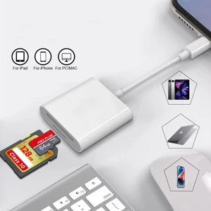 iphone 14 13 12 11 Serilerine Uyumlu Micro Sd Hafıza Kart Okuyucu Lightning Girişli B