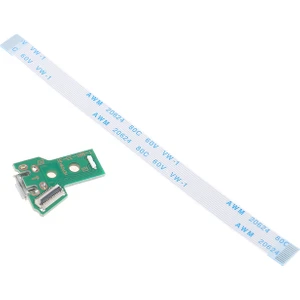 JDS JDM 040 Soket ve 12 Pin Flex Kablo PS4 Kol Tamiri Şarj Soketi 12pin Flex Set
