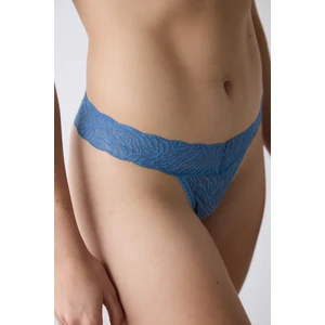 Lacy Elegance Koyu Mavi Tanga Külot