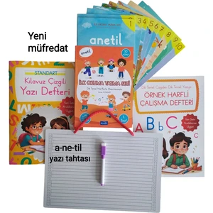 Yeni Müfredat Yazı Tahtalı Anetil 4 Lü Set Ilk Okuma Yazma Seti