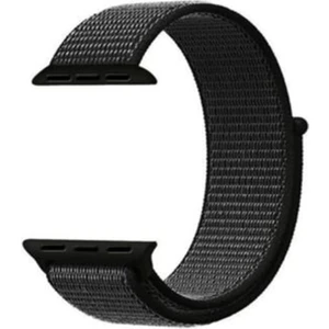 Apple Watch 4/5 38MM Kordon Kayış Kumaş Cırtlı