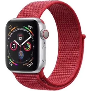 Apple Watch 4/5 38MM Kordon Kayış Kumaş Cırtlı