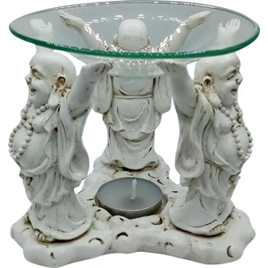 Dünyadan Hediyeler Buda Buhurdanlık Esansiyel Yağ Brülörü Hindistan Dekoratif Biblo