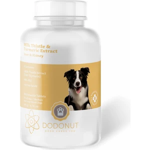 Liver&Kidney Büyük Irk Köpekler Detoks Besin Takviyesi, Zerdeçal İçerikli, 90 Tablet