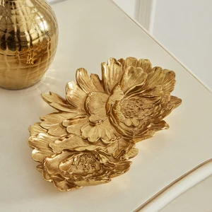 Karaca Home Lianca Dekoratif Tabak Gold 26X16 cm