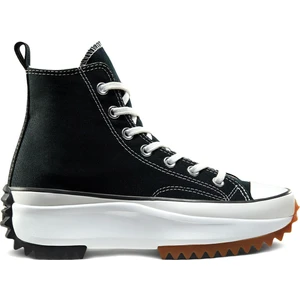 Run Star Hike Canvas Platform Kadın Siyah Sneaker Ayakkabı 166800C