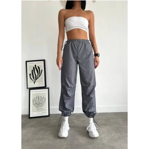 Swet Shop Jeans Antrasit Paraşüt Pantolon