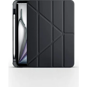 TEKNETSTORE Ipad Air 11 10.9 Inç Air 4 5 6 2020 2022 2024 Kılıf Kalem Bölmeli Stadlı Uyku Modlu Akıllı Case