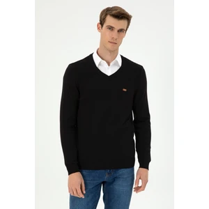 U.S. Polo Assn. Erkek Siyah Kazak /Triko 50297063-VR046