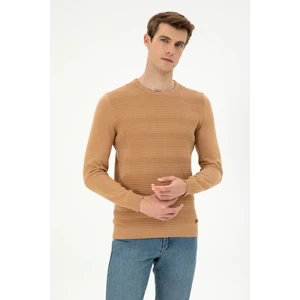 U.S. Polo Assn. Erkek Camel Kazak /Triko 50297064-VR015