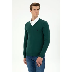 U.S. Polo Assn. Erkek Koyu Yeşil Kazak /Triko 50293512-VR079