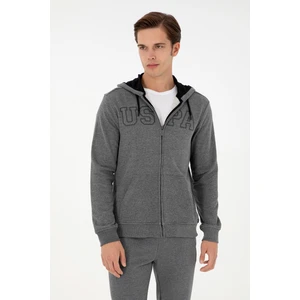 U.S. Polo Assn. Erkek Antrasit Melanj Hırka (Örme) 50295172-VR081