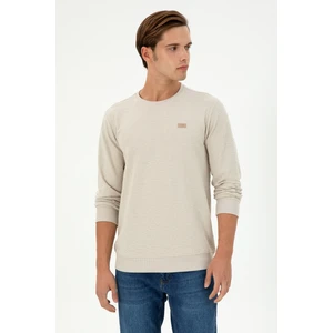 U.S. Polo Assn. Erkek Taş Sweatshirt 50290602-VR049
