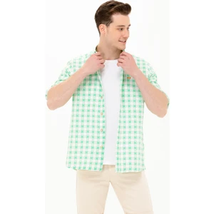 U.S. Polo Assn. Erkek Nil Gömlek Desenli 50263337-VR083