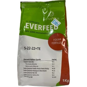Npk Gübre 5-22-22+Te 1 kg