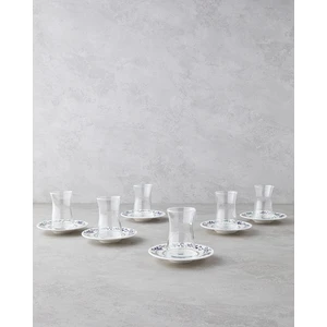 English Home Mistia Porselen 12 Parça 6 Kişilik Çay Seti 165 ml Mavi