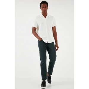 Streç Pamuklu Comfort Fit Yüksek Bel Boru Paça Jeans Erkek Kot Pantolon 4411S09TEXAS
