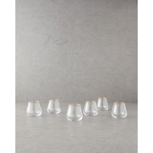 English Home Gracy Kristalin 6'lı Bardak 340 ml Gold