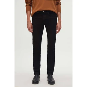 Slim Fit Siyah Düz Boru Paça Denim Pantolon 6HCJ3ORT00102