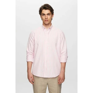 Ds Damat Slim Fit Pembe Çizgili Gömlek 0HC02ORT11265