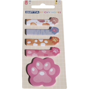Sticky Notes Pati Desenli Mini Yapışkanlı Not Kağıdı Seti