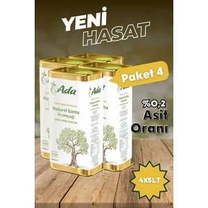 Naturel Sızma Soğuk Sıkım Zeytinyağı 4X5 LT
