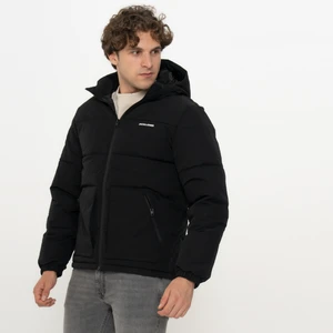 Jack & Jones Erkek Kapüsonlu Fermuarli Puffer Mont - Otto
