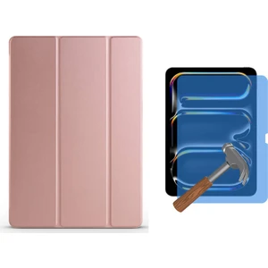 Apple iPad Pro 11 3.nesil 2021 M1 Kılıf Yatay Standlı Arkası Sert P.c Güçlü Mıknatıslı Smart Kılıf + 9h Temperli Nano Ekran Koruyucu