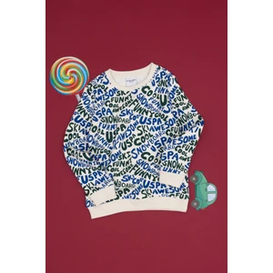 U.S. Polo Assn. Erkek Çocuk Krem Sweatshirt 50293460-VR071