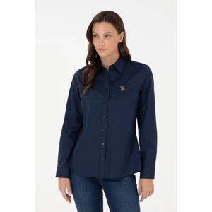 U.S. Polo Assn. Kadın Lacivert Gömlek Basic 50295710-VR033