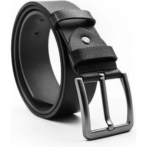 Hakiki Deri Siyah Erkek Kot Kemer