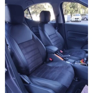 Honda City Araca Özel Oto Koltuk Kılıfı - Taytüyü Ve Deri