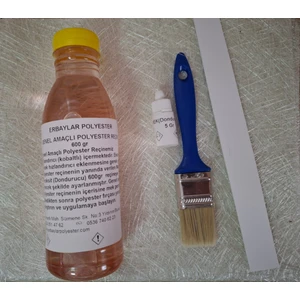 Fiber Polyester Tamir Seti 600 gr Reçine+Elyaf+Fırça