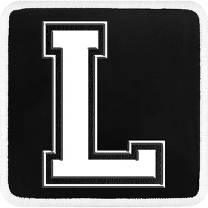 V1 L Harf - 2 Kod Logolu Unisex Siyah-Beyaz Bench