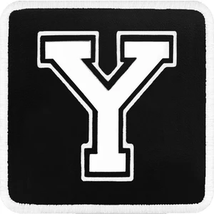 V1 Y Harf - 2 Kod Logolu Unisex Siyah-Beyaz Bench