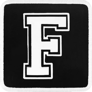 V1 F Harf - 2 Kod Logolu Unisex Siyah-Beyaz Bench