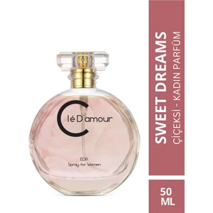 Cle D'amour Kadın Parfüm 50 ml - Sweet Dreams (ÇİÇEKSİ) Women - Vegan