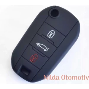 Peugeot 301 Silikon Anahtar Kılıfı Sustalı Model