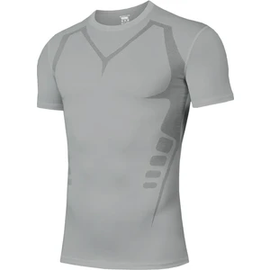 Ghassy Co. Erkek Ultra Esnek Koşu Egzersiz Hızlı Kuruma Nefes Alabilen Kısa Kollu Spor T-Shirt